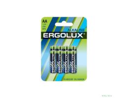 Ergolux Alkaline BL8 LR6  (LR6 BP8, батарейка,1.5В)(8шт.в уп-ке)