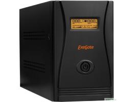 Exegate EP285484RUS ИБП ExeGate SpecialPro Smart LLB-1000.LCD.AVR.C13.RJ.USB <1000VA/650W, LCD, AVR, 6*IEC-C13, RJ45/11, USB, black>