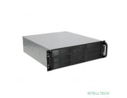 Procase RE306-D6H4-C-48 Корпус 3U server case,6x5.25+4HDD,черный,без блока питания,глубина 480мм,MB CEB 12"x10.5"