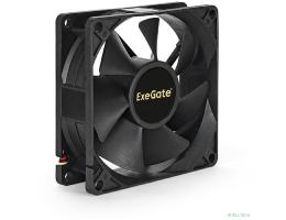 Exegate EX283375RUS Вентилятор ExeGate ExtraPower EP08025S2P, 80x80x25 мм, Sleeve bearing (подшипник скольжения), 2pin, 2200RPM, 23dBA